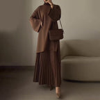 OPHELIE | CHIC PLEATED TWO-PIECE SET