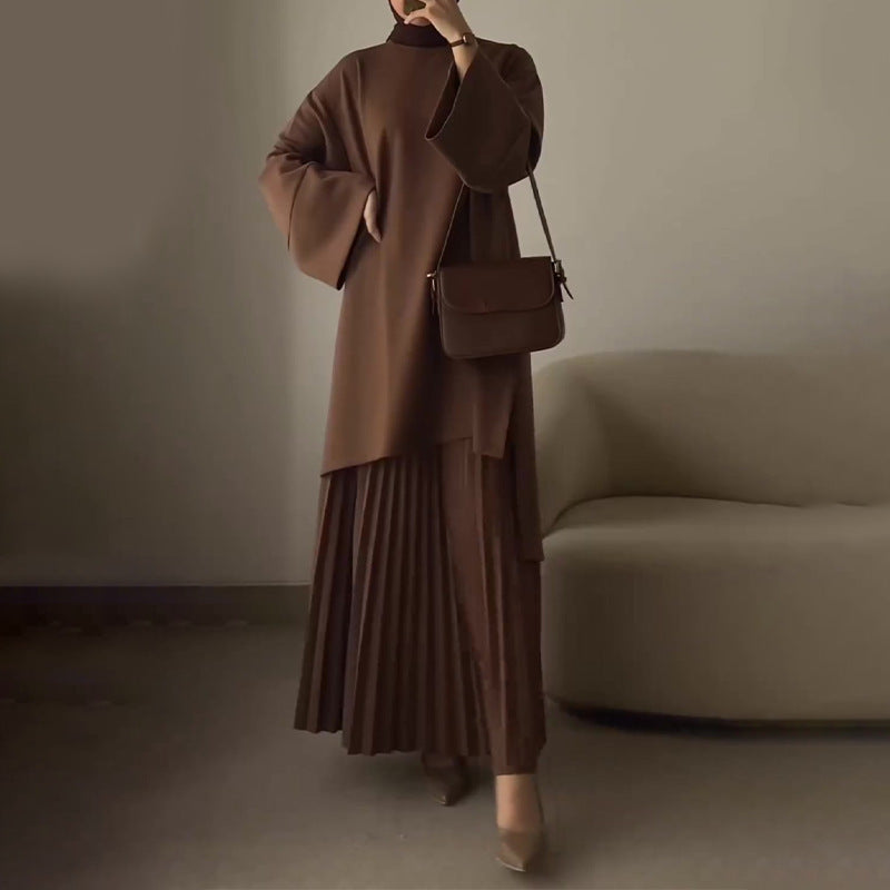OPHELIE | CHIC PLEATED TWO-PIECE SET