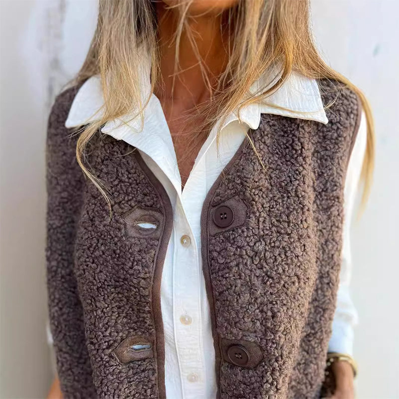 MAYA | BUTTON-DOWN WARM VEST