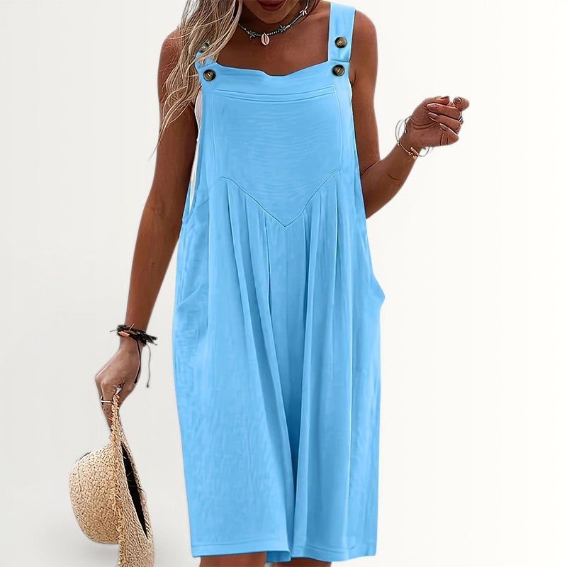 MARGOT | SLEEVELESS WIDE-LEG JUMPSUIT TO ENJOY THE SUMMER BREEZE